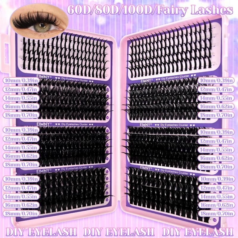 Individual Lash Tray - Neue Wimpern-Cluster DIY Wimpernverlängerung Gemischtes Set