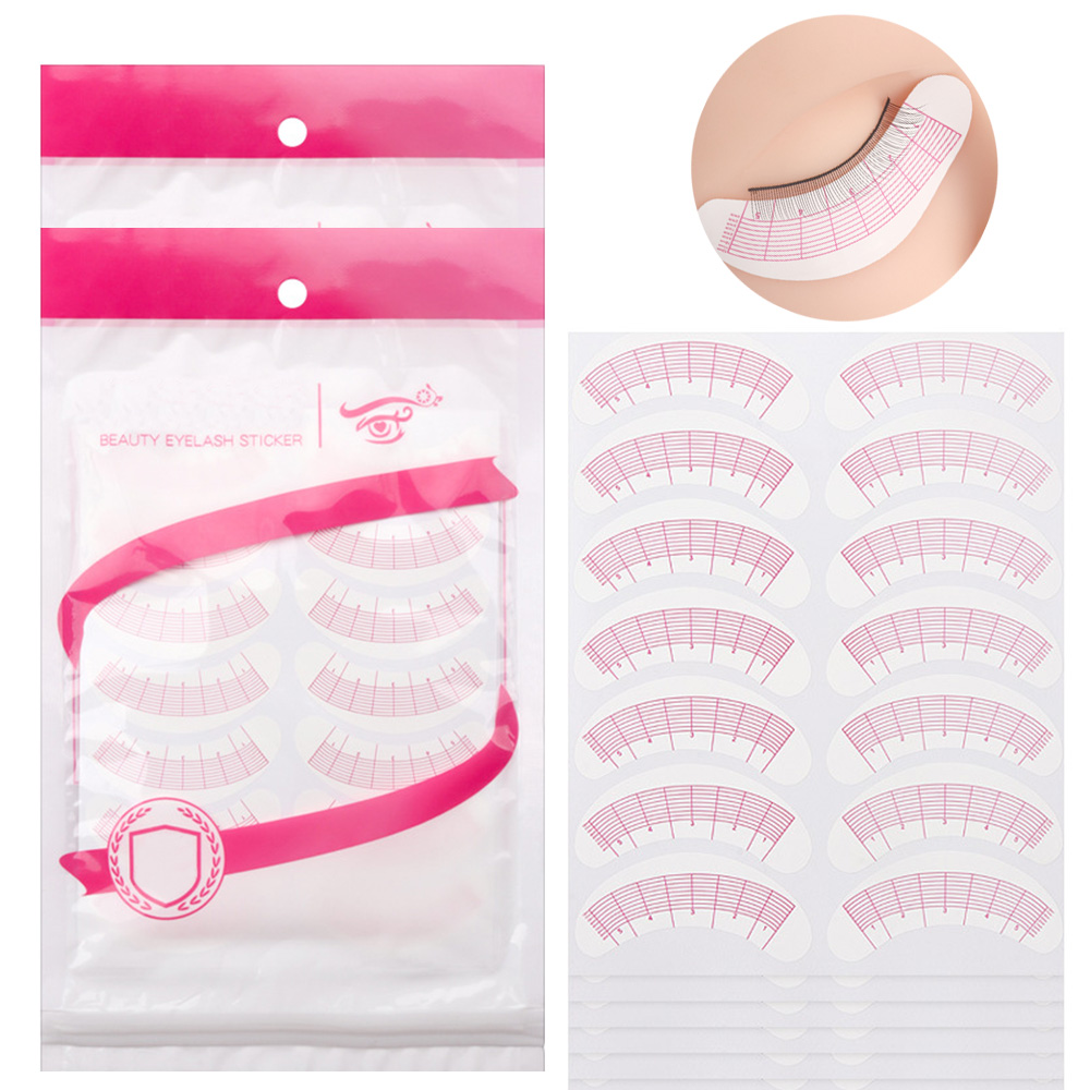 Lash Mapping Sticker - 2/5 Packungen Wimpern-Mapping-Sticker für unter den
