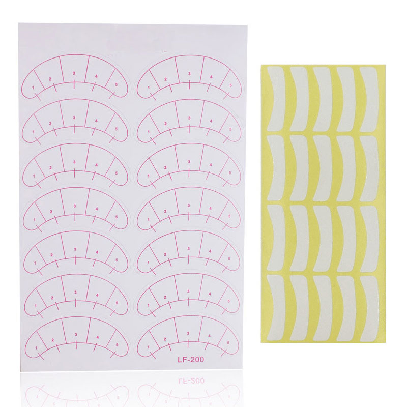 Lash Mapping Sticker - Wimpern Verlängerung Papier Patches Wimpern Unter