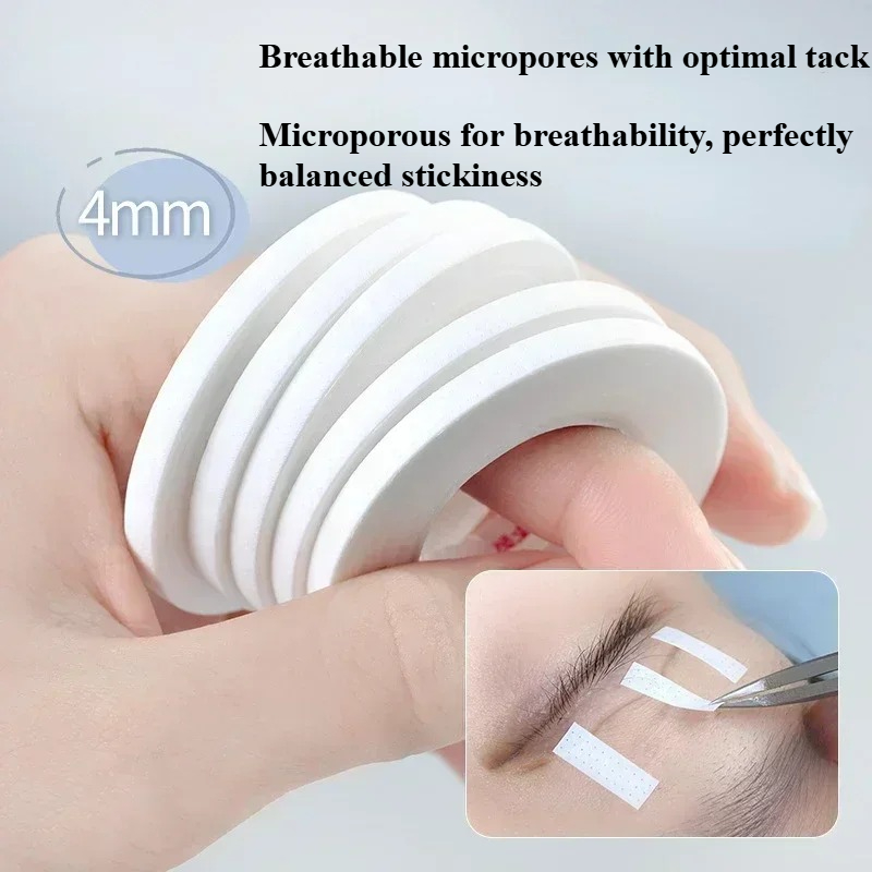 Lash Mapping Sticker - 4MM Wimpernlifting-Tape, atmungsaktives medizinisches Papierband, Wimpernverlängerungs-Fusselband,