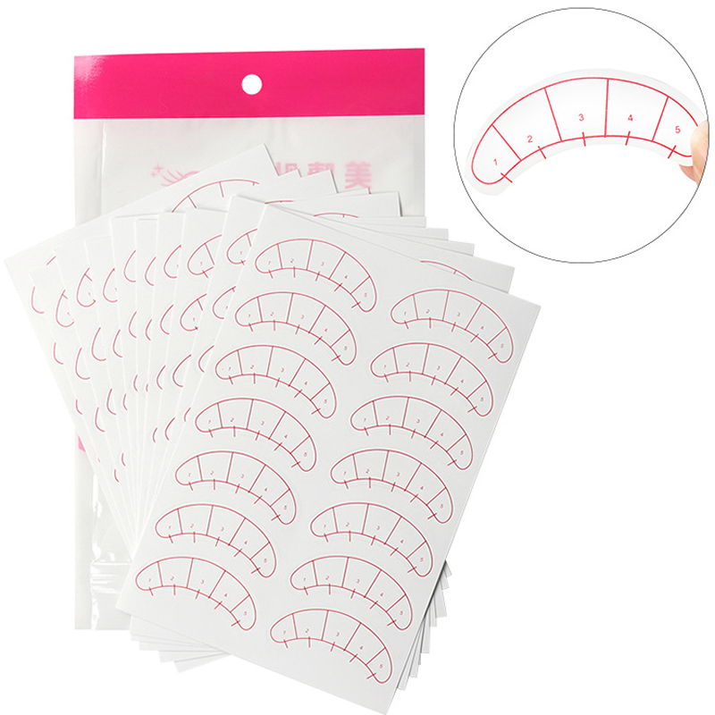 Lash Mapping Sticker - 70/140 Paar Lash Mapping Aufkleber unter