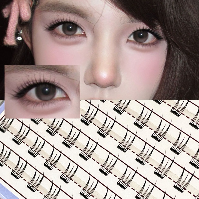 Lash Adhesive Glue - Mixiaohe Klebefreie Dünne Wimpern 4 Stile