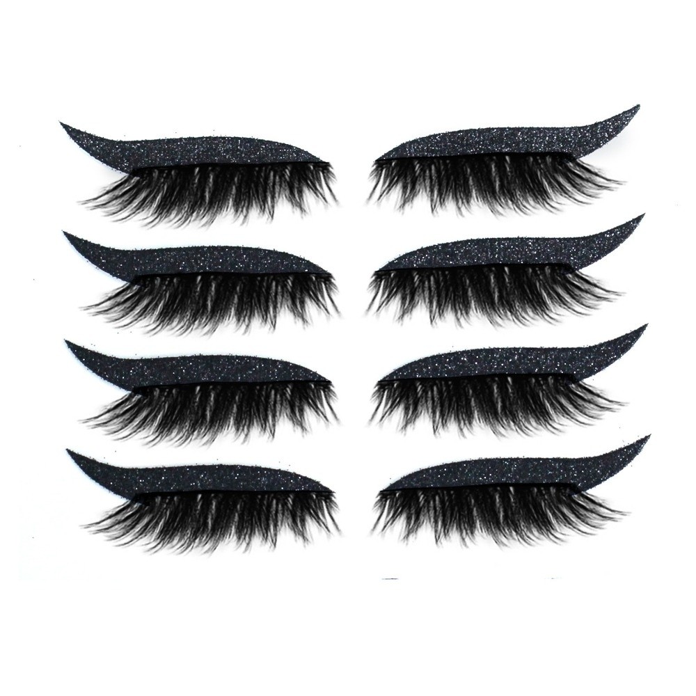 Lash Mapping Sticker - 4 Paar Lazy Eye Shadow Wimpernpflaster,