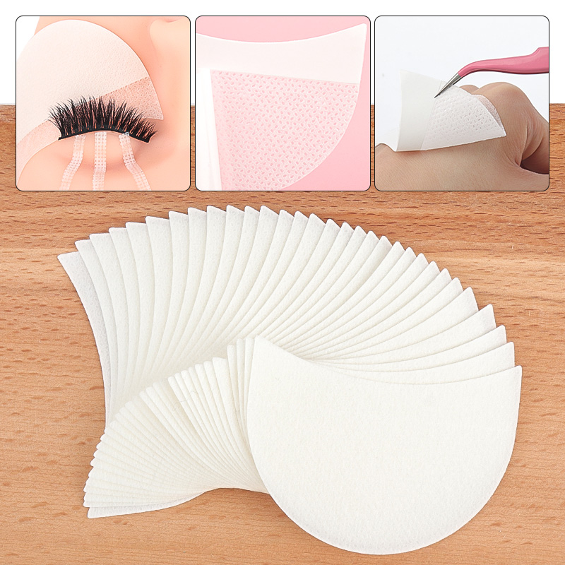 Lash Mapping Sticker - 30/50/100 Lidschatten-Schutzpads, Einweg-Augenpads aus Baumwolle, Gel-Pads