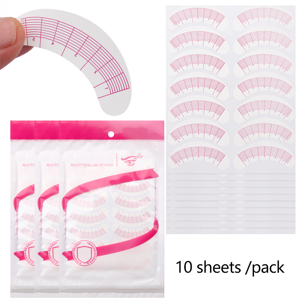 Lash Mapping Sticker - 2/5 Packungen Wimpern-Mapping-Sticker für unter den