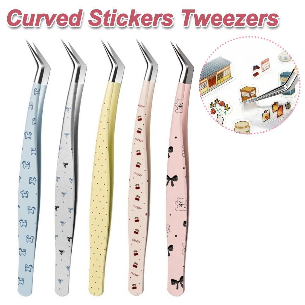 Edelstahl Gebogene Pinzette Ho – Lash Mapping Sticker Bewertung und Preis