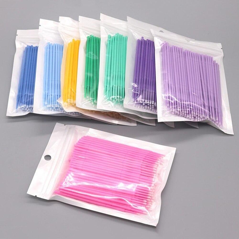 100 Stück/Set Mikro-Bürsten fü – Eyelash Extension Last Bewertung und Preis