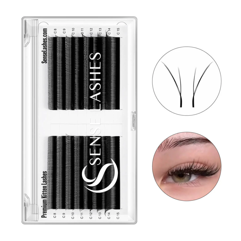 SENSE LASHES Fox YY-Form-Wimpe – Eyelash Extension C Curl Bewertung und Preis