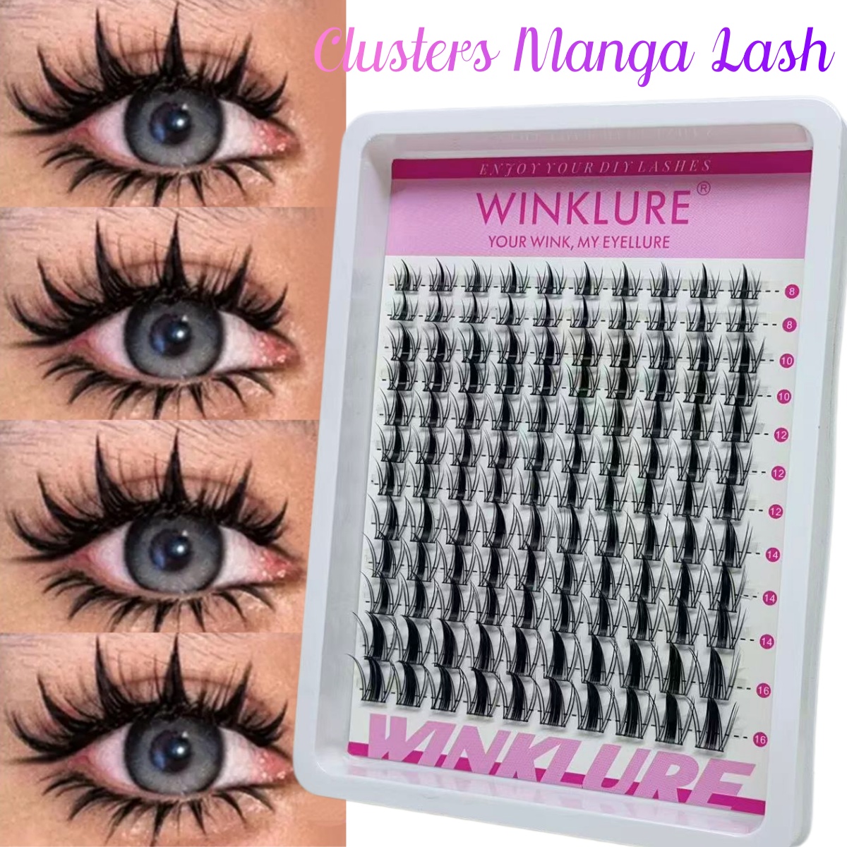 WINKLURE Manga Lash Clusters K – Individual Lash Tray Bewertung und Preis