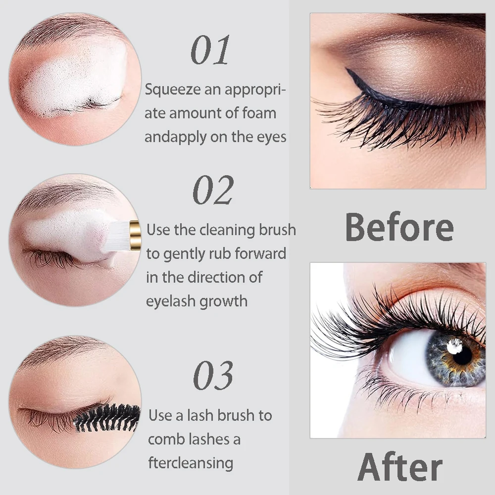 20/40PCS Anzug 60ML Leere Pump – Eyelash Extension Aftercare Bewertung und Preis