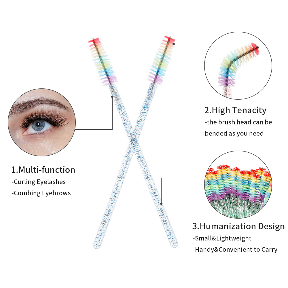 50 Stück Regenbogen-Kristall W – Eyelash Extension Last Bewertung und Preis