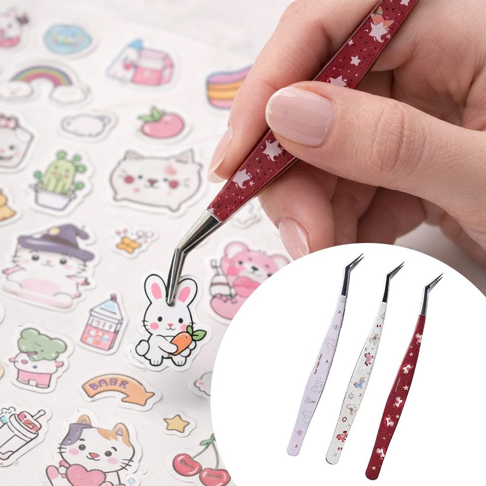 Edelstahl Gebogene Pinzette Ho – Lash Mapping Sticker Bewertung und Preis