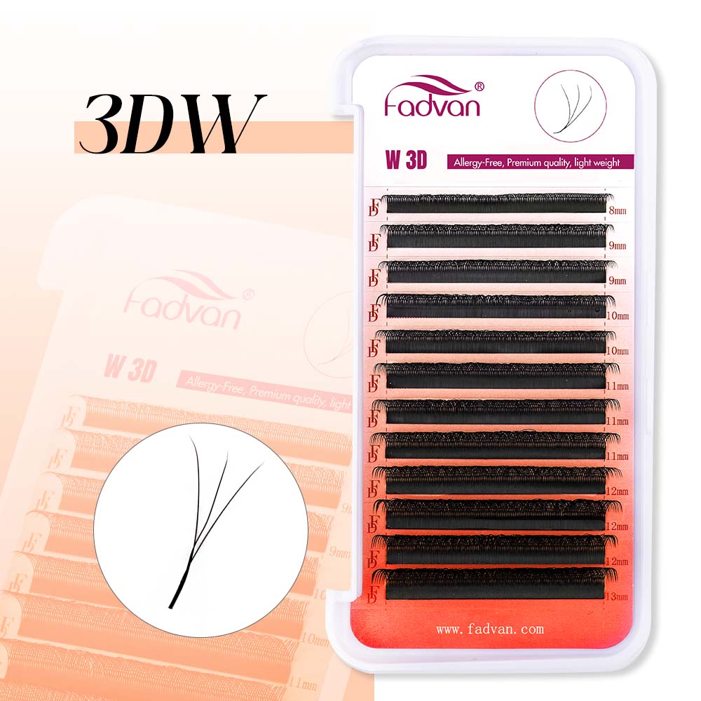 FADVAN 3D W-förmige Wimpern Cu – Eyelash Extension C Curl Bewertung und Preis