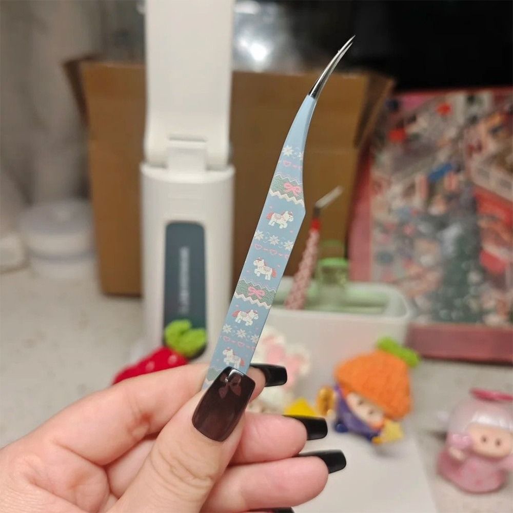 Edelstahl Gebogene Pinzette Ho – Lash Mapping Sticker Bewertung und Preis