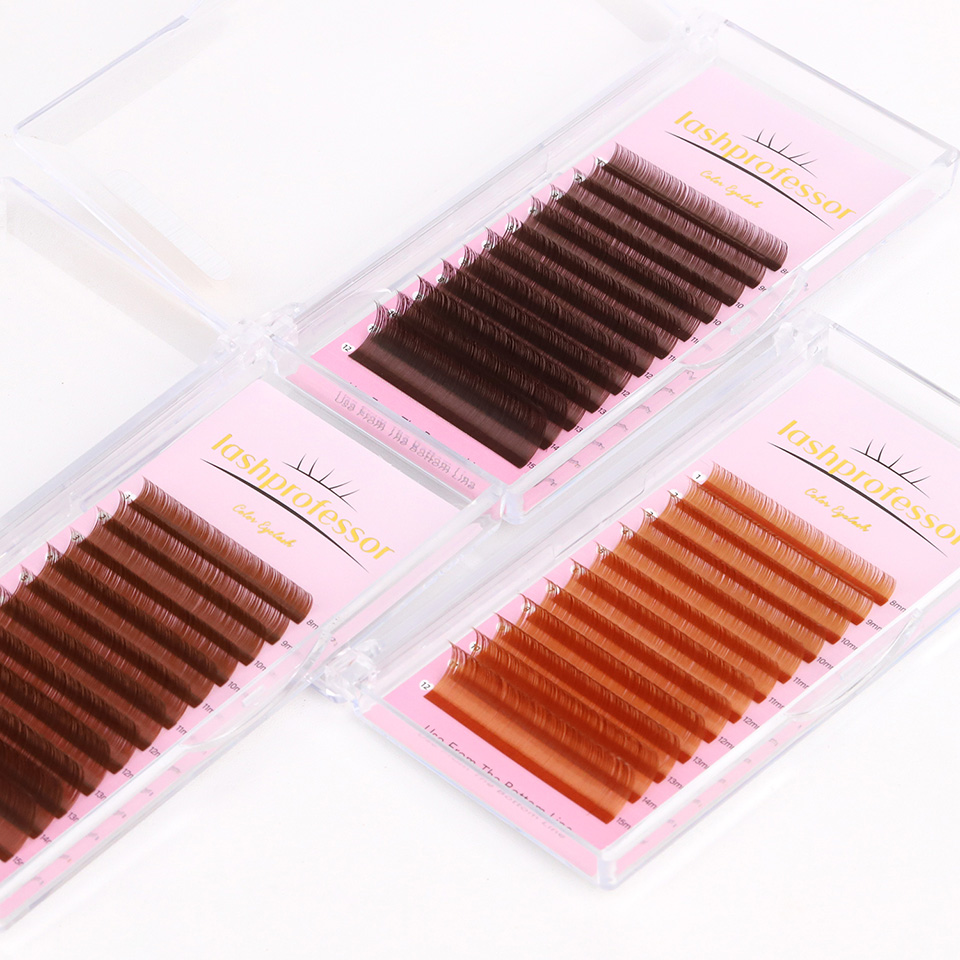 Dunkelbraune Wimpernverlängeru – Eyelash Extension Russian Bewertung und Preis
