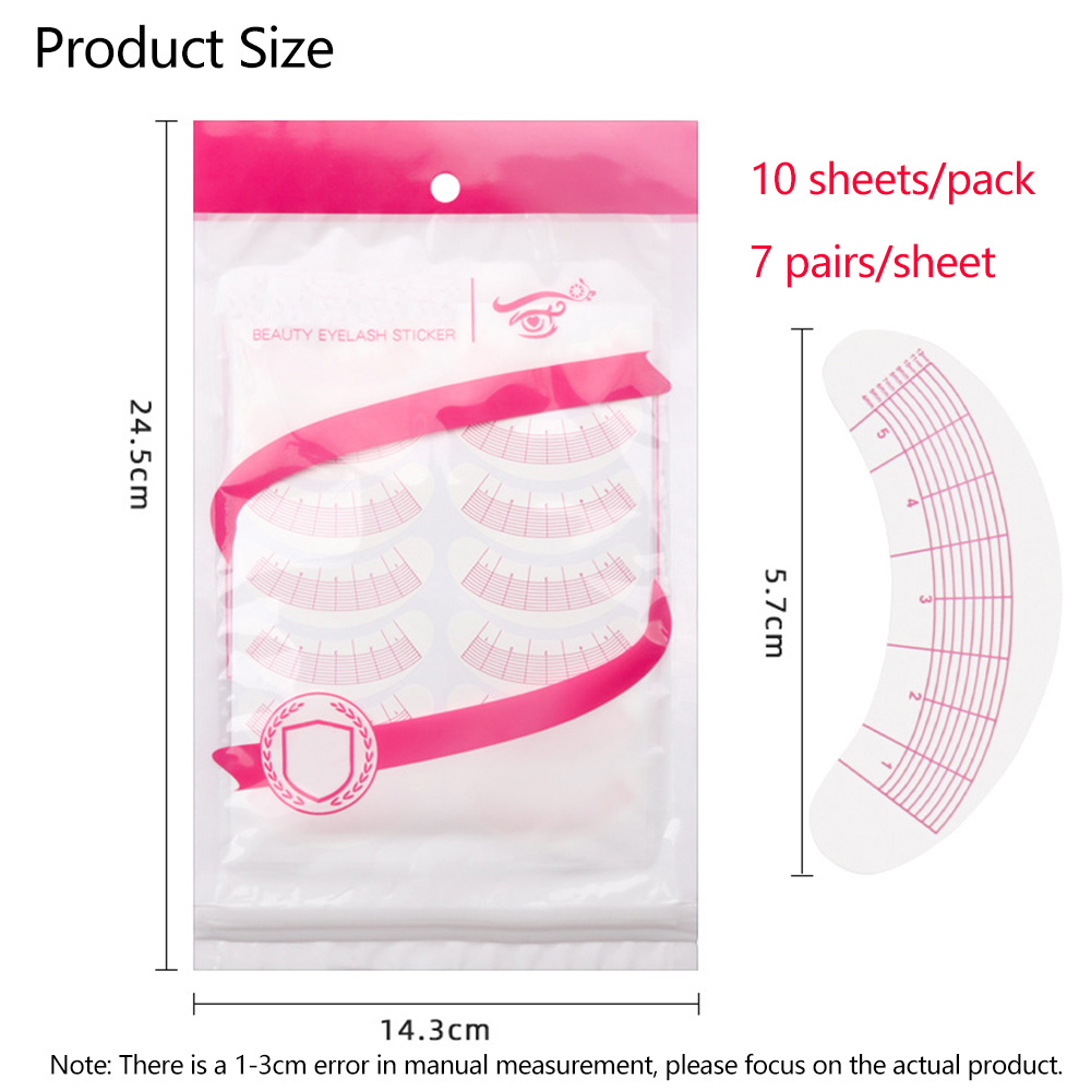 2/5 Packungen Wimpern-Mapping- – Lash Mapping Sticker Bewertung und Preis