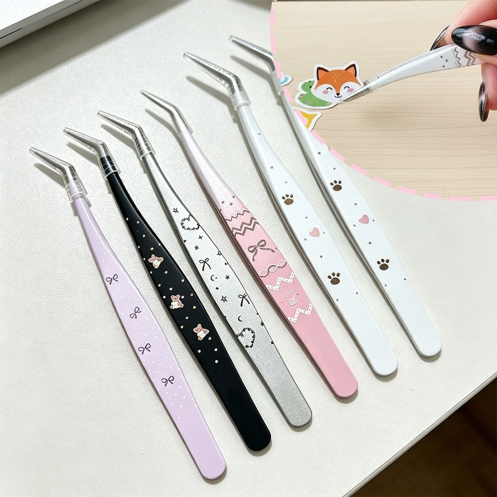 Edelstahl Gebogene Pinzette Ho – Lash Mapping Sticker Bewertung und Preis